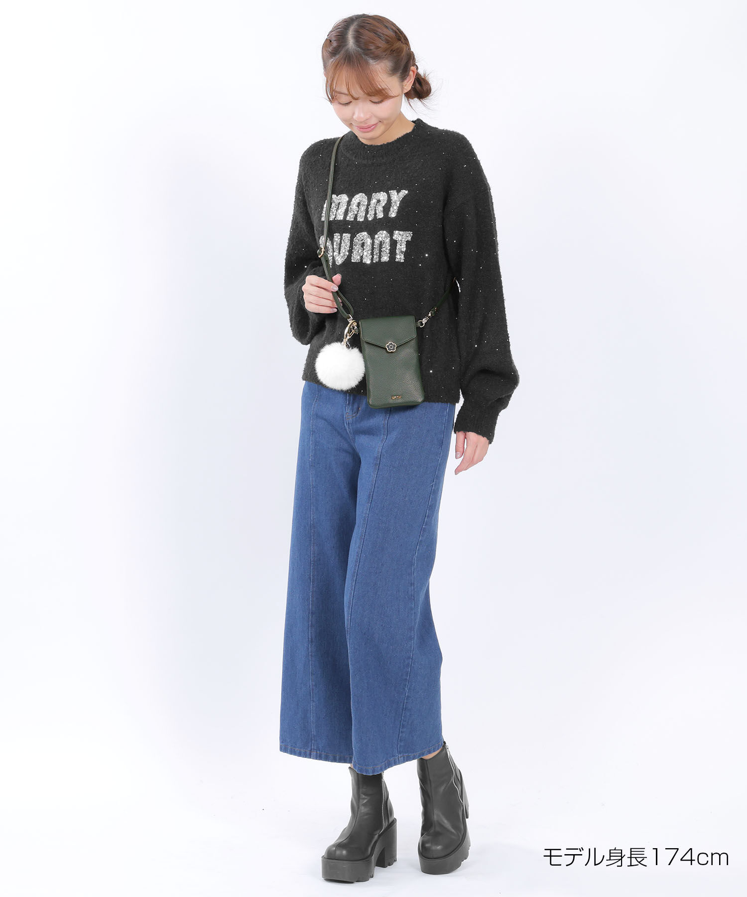 MARY QUANT「スパンコールニット プルオーバー」|プルオーバー|