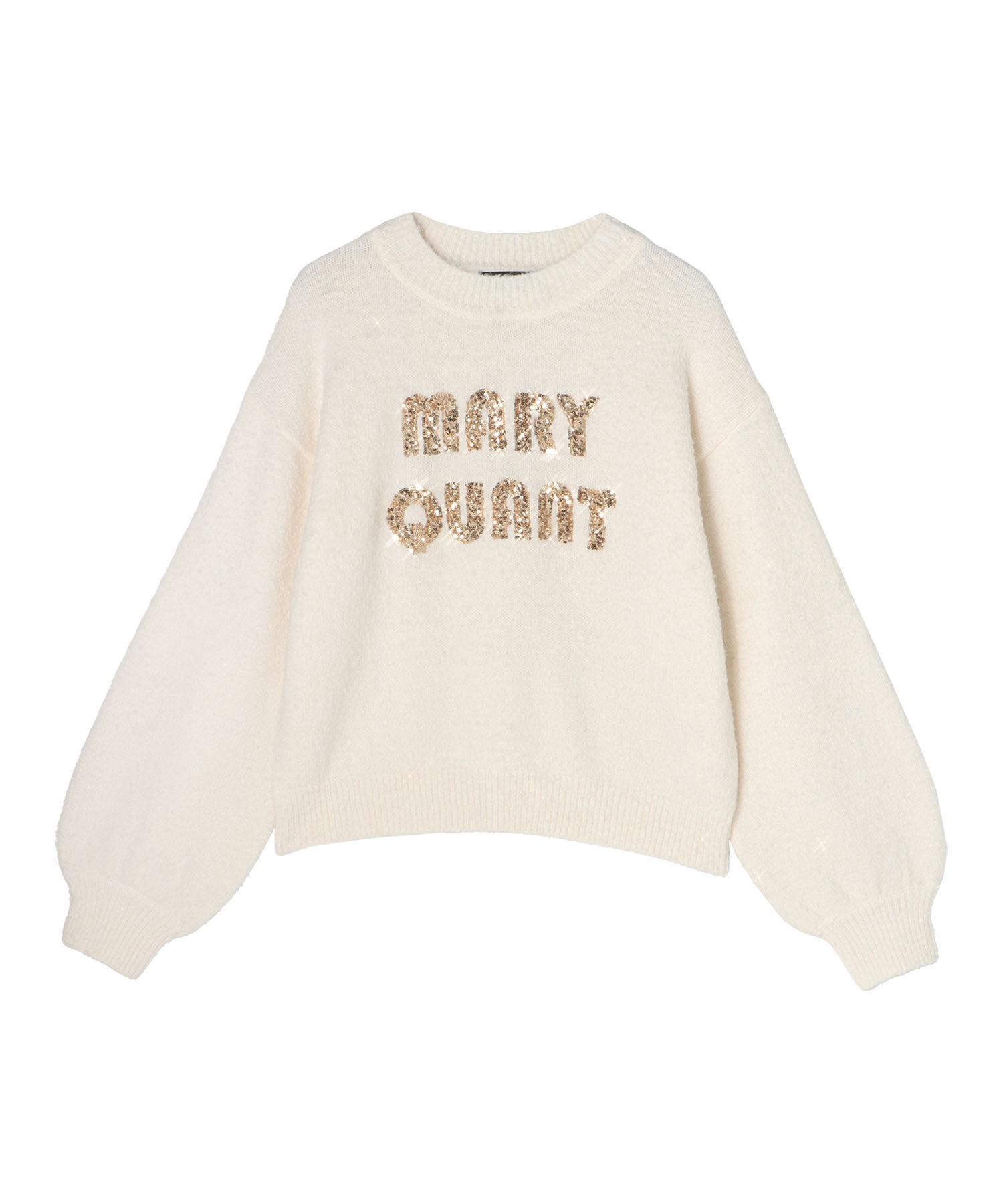 MARY QUANT「スパンコールニット プルオーバー」|プルオーバー|