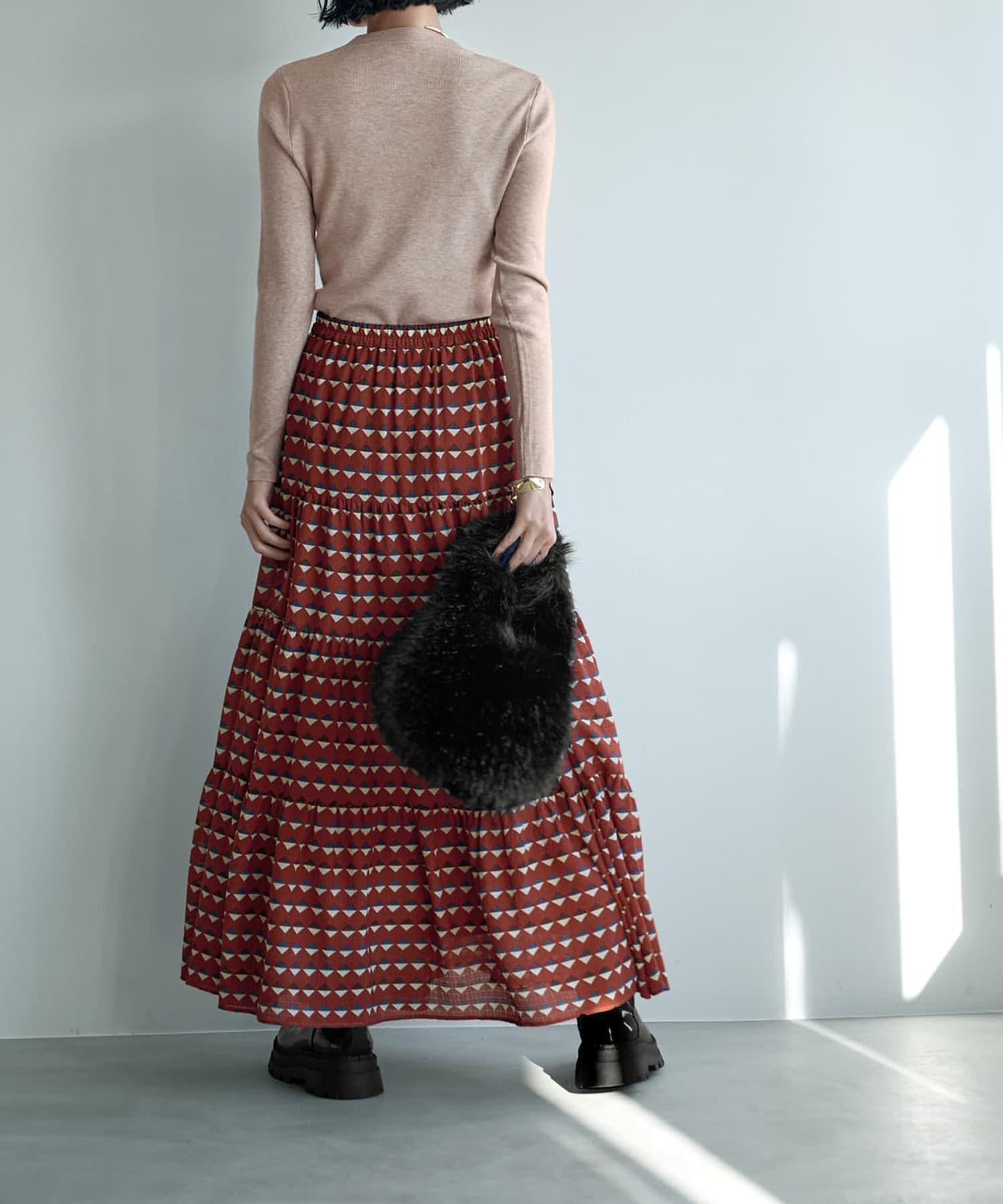 STYLE DELI「心地良いUネックインナーニットトップス」|Tシャツ・カットソー|