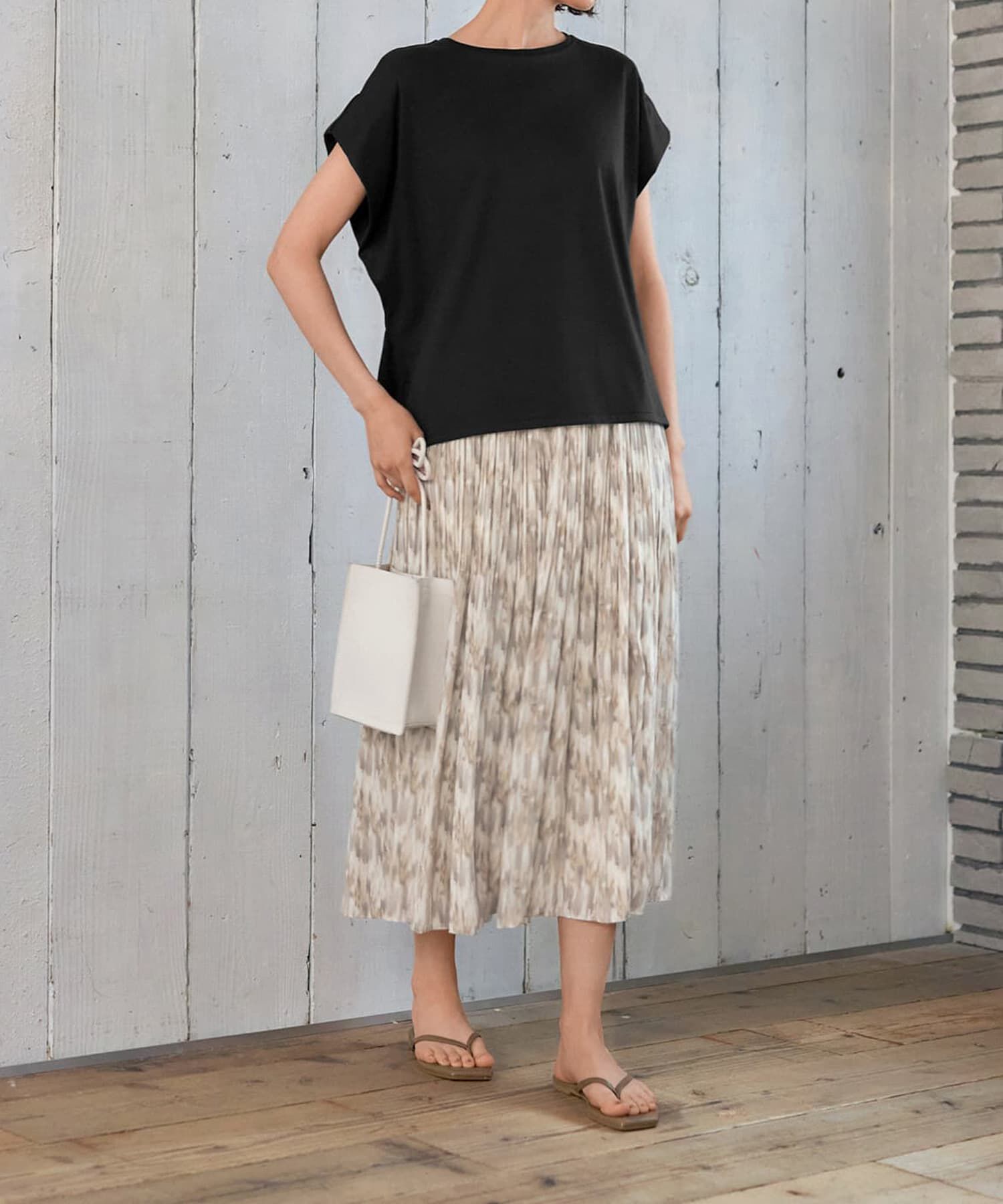 STYLE DELI「【ものづくりJAPAN】ディオラマ背面裾タックドルマンPO」|Tシャツ・カットソー|