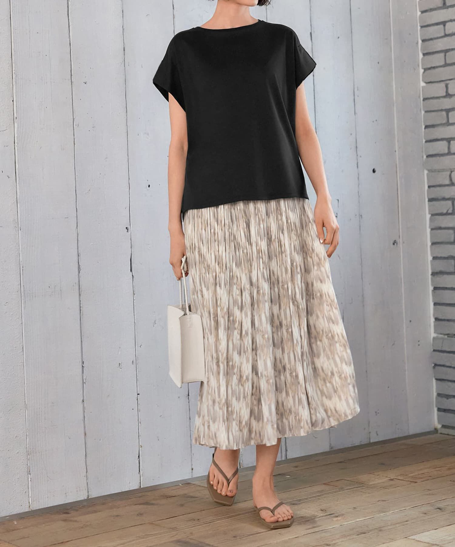 STYLE DELI「【ものづくりJAPAN】ディオラマ背面裾タックドルマンPO」|Tシャツ・カットソー|