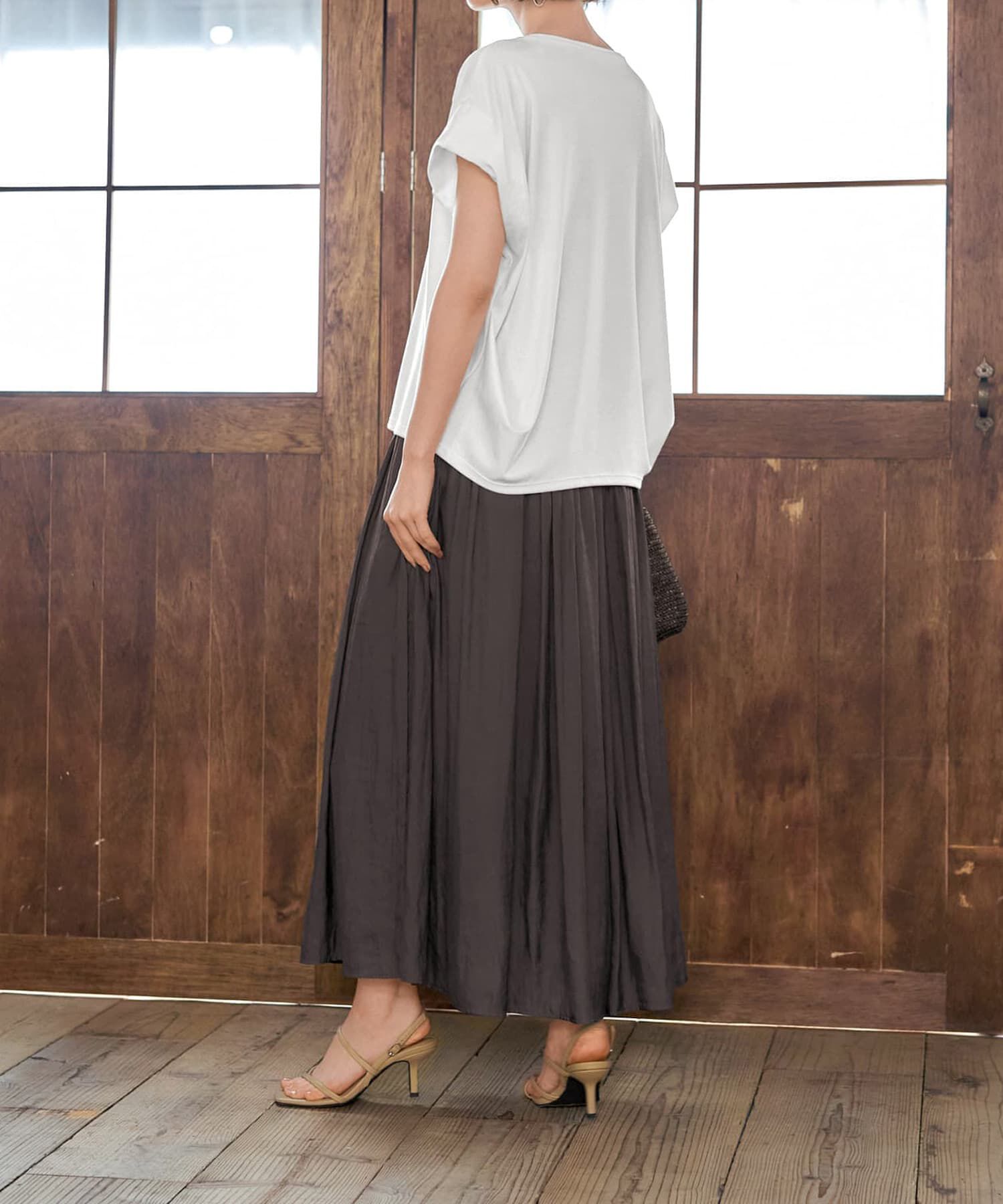 STYLE DELI「【ものづくりJAPAN】ディオラマ背面裾タックドルマンPO」|Tシャツ・カットソー|