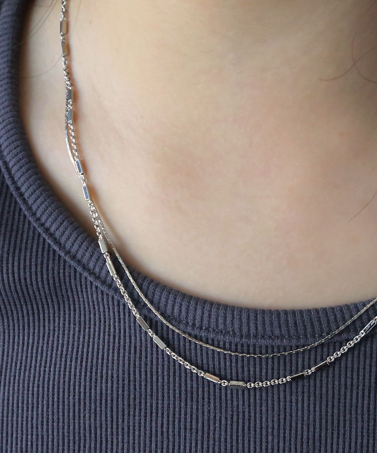 colleca la「2連チェーンネックレス」|ネックレス|