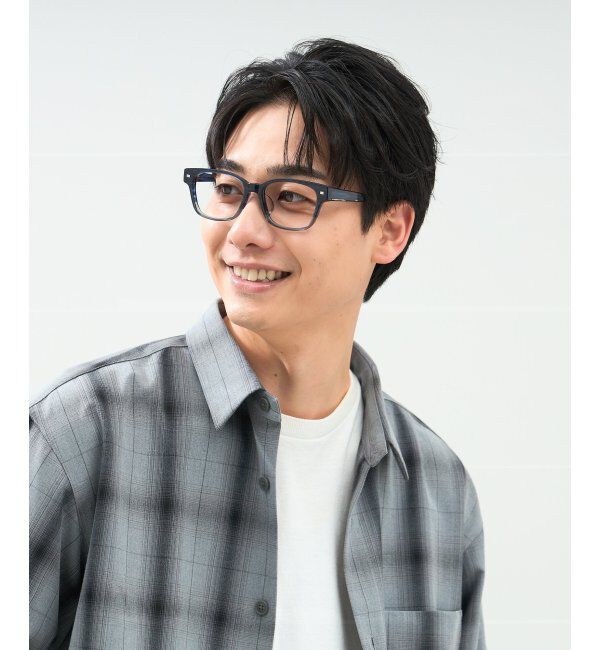  「ウェリントン型 メガネ｜太縁 黒縁フレーム｜伊達メガネ 度付きメガネ｜ユニセックス 黒  レンズ交換券付」|メガネ|