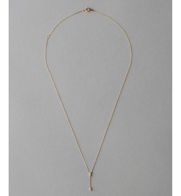 ete「[レイヤー] K18YG ダイヤモンド ネックレス」|ネックレス|