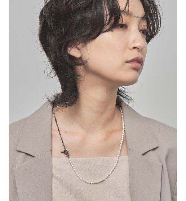 Jouete「【一部WEB限定カラー】ラリエット パール ネックレス」|ネックレス|