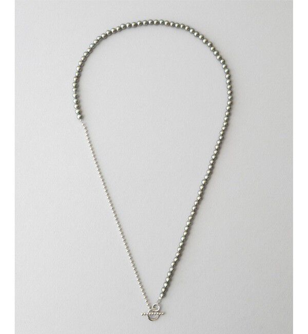 Jouete「【一部WEB限定カラー】ラリエット パール ネックレス」|ネックレス|