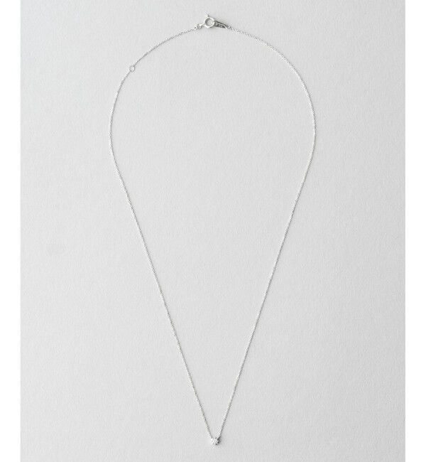 Jouete「K10WG ネックレス ダイヤモンド」|ネックレス|