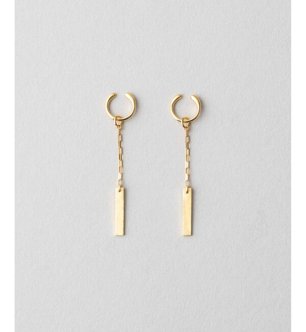 Jouete「イヤリング プレート」|イヤリング|イエローゴールド