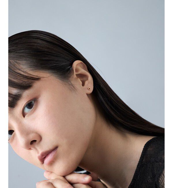 Jouete「K10YG ピアス サークル」|ピアス|