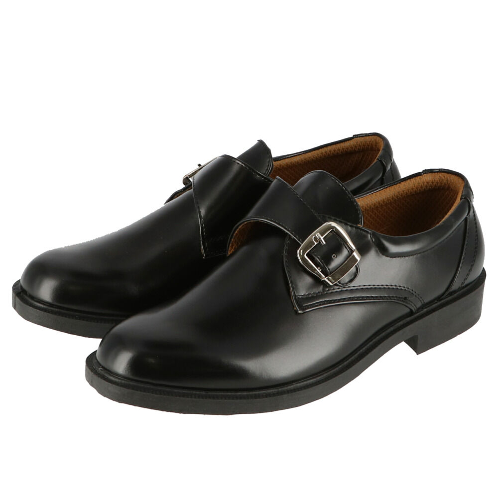 BACKYARD FAMILY「ビジネスシューズ メンズ 通販 モンクストラップ レースアップ シューレース ローファー」|ビジネス・ドレスシューズ|ブラック3