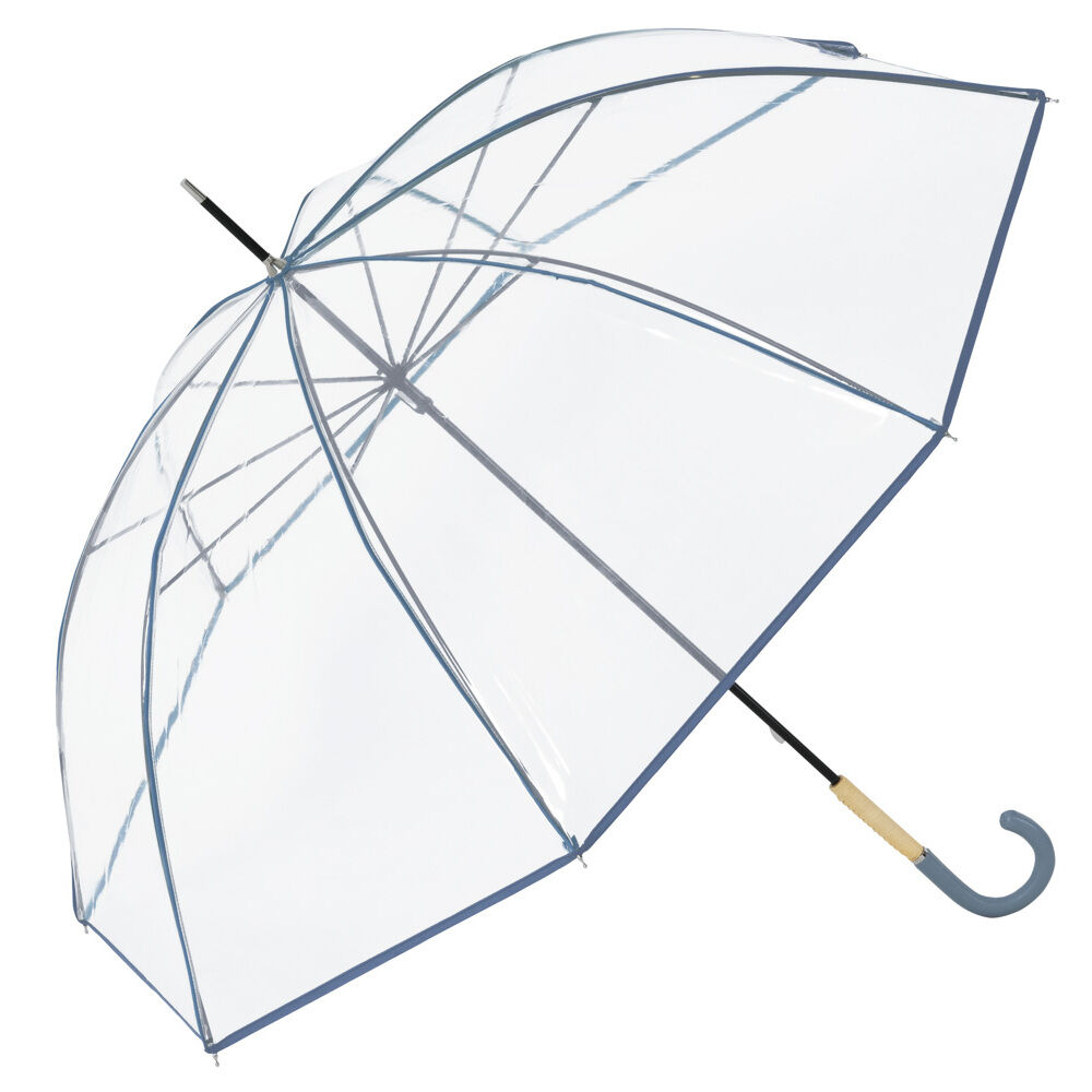 BACKYARD FAMILY「because ビコーズ ビニール傘 通販 長傘 雨傘 傘 アンブレラ 透明 クリア レディース」|傘|ホワイト1