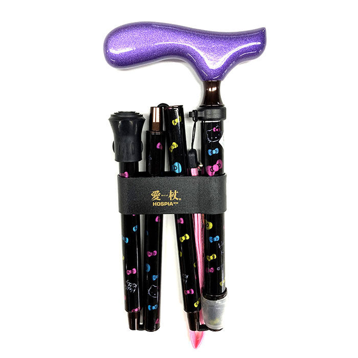 BACKYARD FAMILY「杖 折りたたみ 通販 愛杖 ハローキティ 折りたたみタイプ ステッキ つえ ツエ ケイホスピア」|その他|