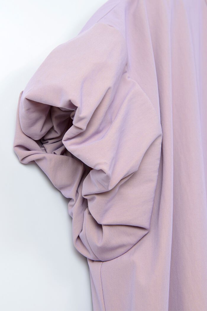 BACKYARD FAMILY「MIND マインド バルーンシャツ ワンピース 半袖 通販 ロングシャツ ロングシャツワンピース」|ワンピース|