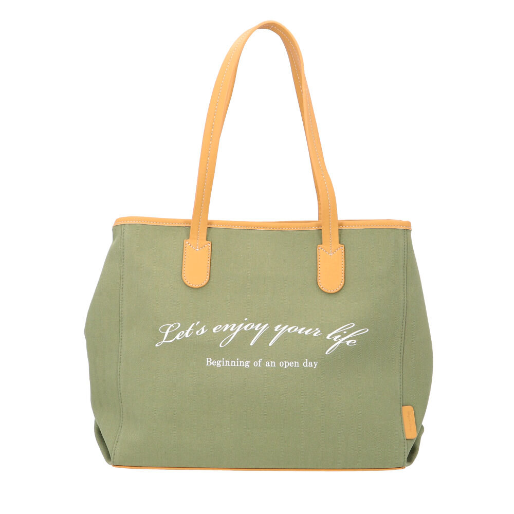 Legato Largo「レガートラルゴ トートバッグ a4 LG-E1504 Legato Largo 通販 トートバック」|トートバッグ|グリーン1