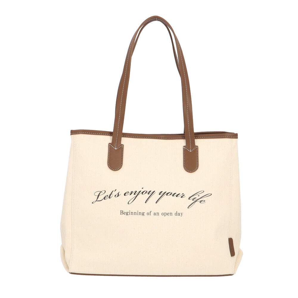 Legato Largo「レガートラルゴ トートバッグ a4 LG-E1504 Legato Largo 通販 トートバック」|トートバッグ|ベージュ1