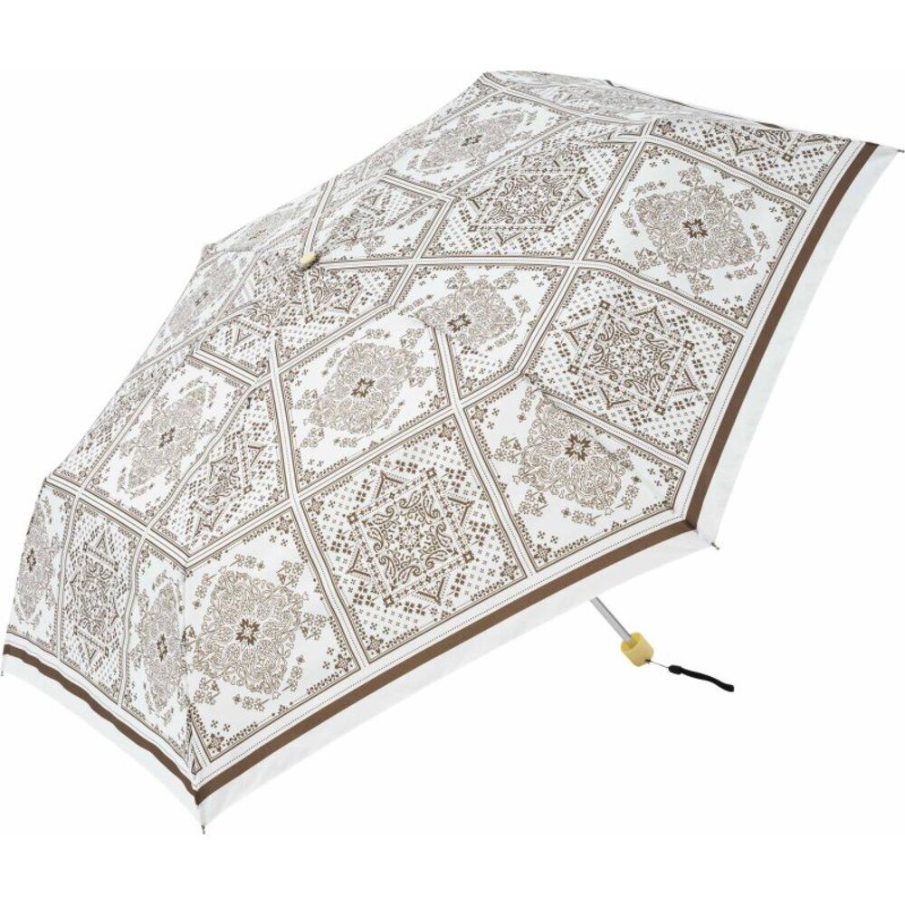 BACKYARD FAMILY「折りたたみ傘 レディース 55cm 通販 傘 かさ 折りたたみ 折り畳み 雨傘 アンブレラ スリム」|傘|ホワイト2