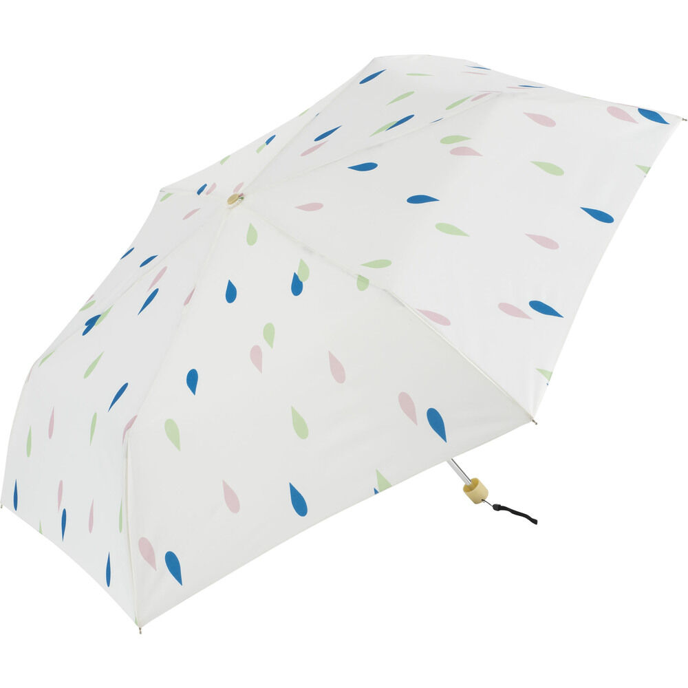 BACKYARD FAMILY「折りたたみ傘 レディース 55cm 通販 傘 かさ 折りたたみ 折り畳み 雨傘 アンブレラ スリム」|傘|ホワイト4