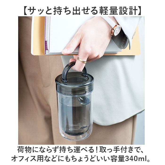 BACKYARD FAMILY「ピーコック Peacock 水筒 PPA-35 通販 クリアボトル スクリュータイプ 340ml」|食器・キッチングッズ|