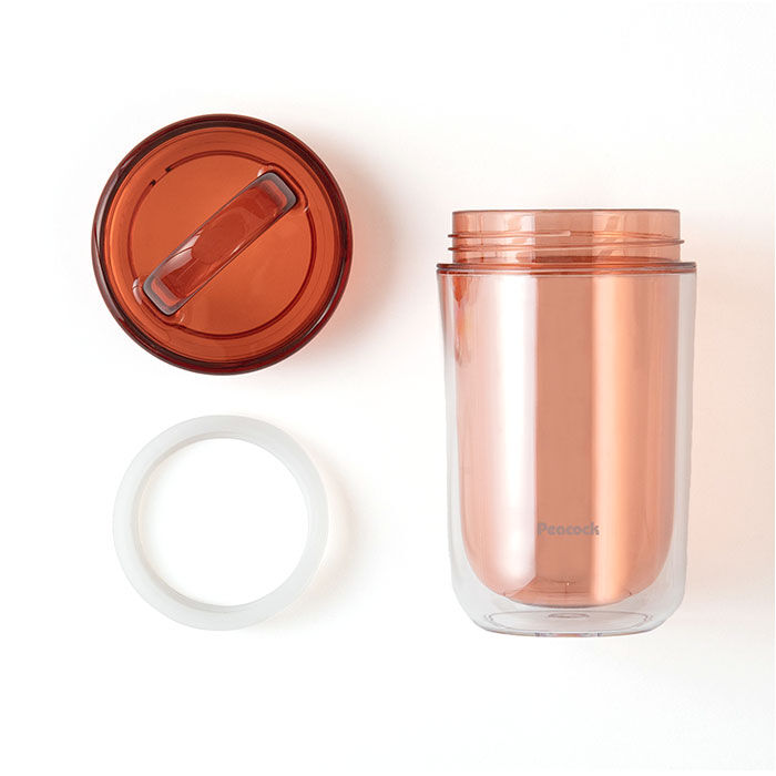 BACKYARD FAMILY「ピーコック Peacock 水筒 PPA-35 通販 クリアボトル スクリュータイプ 340ml」|食器・キッチングッズ|