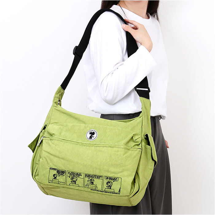 BACKYARD FAMILY「ズッケロ ピーナッツ ショルダーバッグ 62085 大容量 通販 ショルダーバック ショルダー」|ショルダー・メッセンジャー|