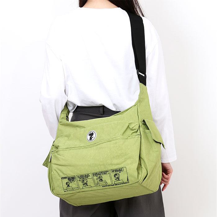 BACKYARD FAMILY「ズッケロ ピーナッツ ショルダーバッグ 62085 大容量 通販 ショルダーバック ショルダー」|ショルダー・メッセンジャー|