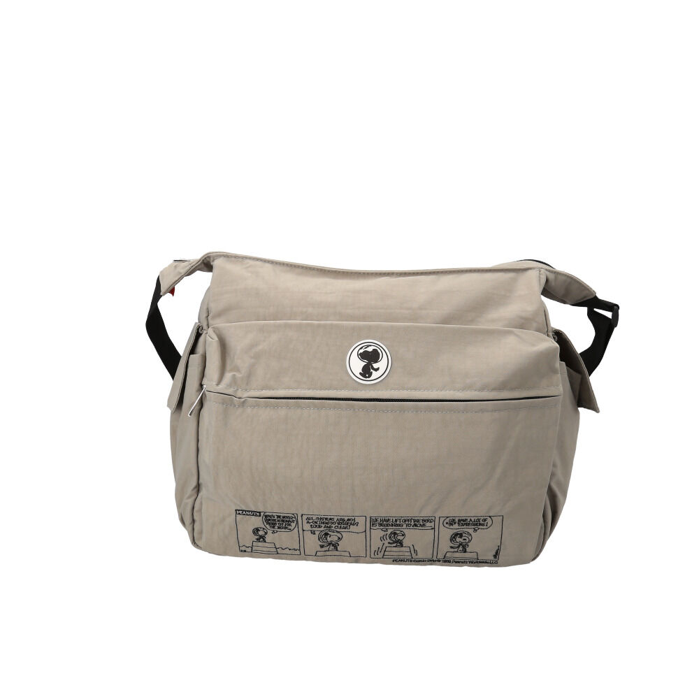 BACKYARD FAMILY「ズッケロ ピーナッツ ショルダーバッグ 62085 大容量 通販 ショルダーバック ショルダー」|ショルダー・メッセンジャー|グレー1