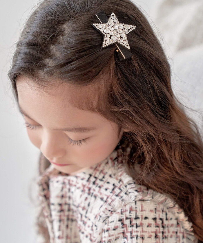 BACKYARD FAMILY「ヘアクリップ キッズ 通販 ヘア クリップ 48472102 プラハジルコニアスターヘアクリップ」|その他|