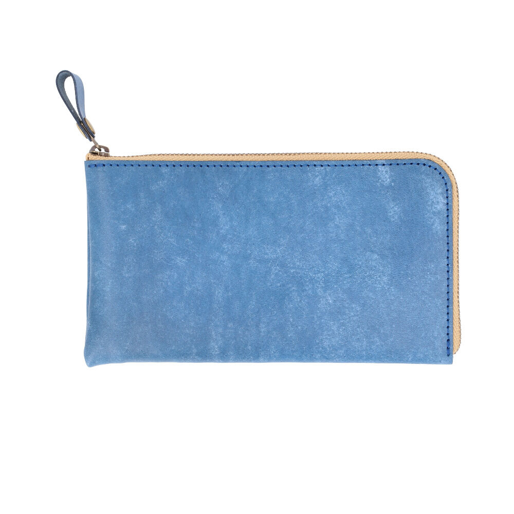 BACKYARD FAMILY「長財布 レディース 薄い 通販 日本製 本革 革 レディース長財布 財布 小銭入れ カード入れ」|財布|ブルー1