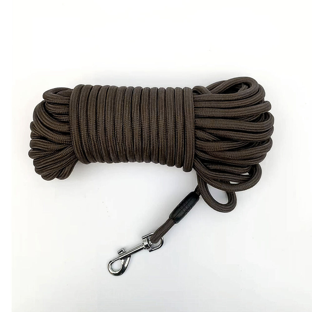 BACKYARD FAMILY「犬 リード おしゃれ 10m 通販 ドックリード 丸ロープ 丸形 犬用リード 中型犬 小型犬」|その他|ブラウン1