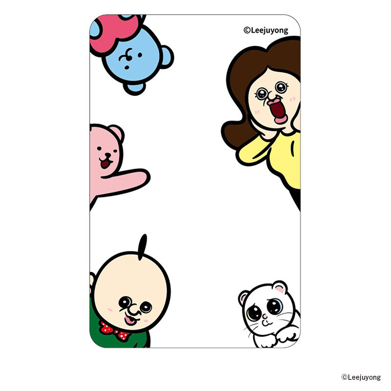 BACKYARD FAMILY「パンパンくんの日常 グッズ 通販 ぱんぱんくん 韓国 クリアカード まじかる百貨店クリアカード」|フィギュア・ホビー|