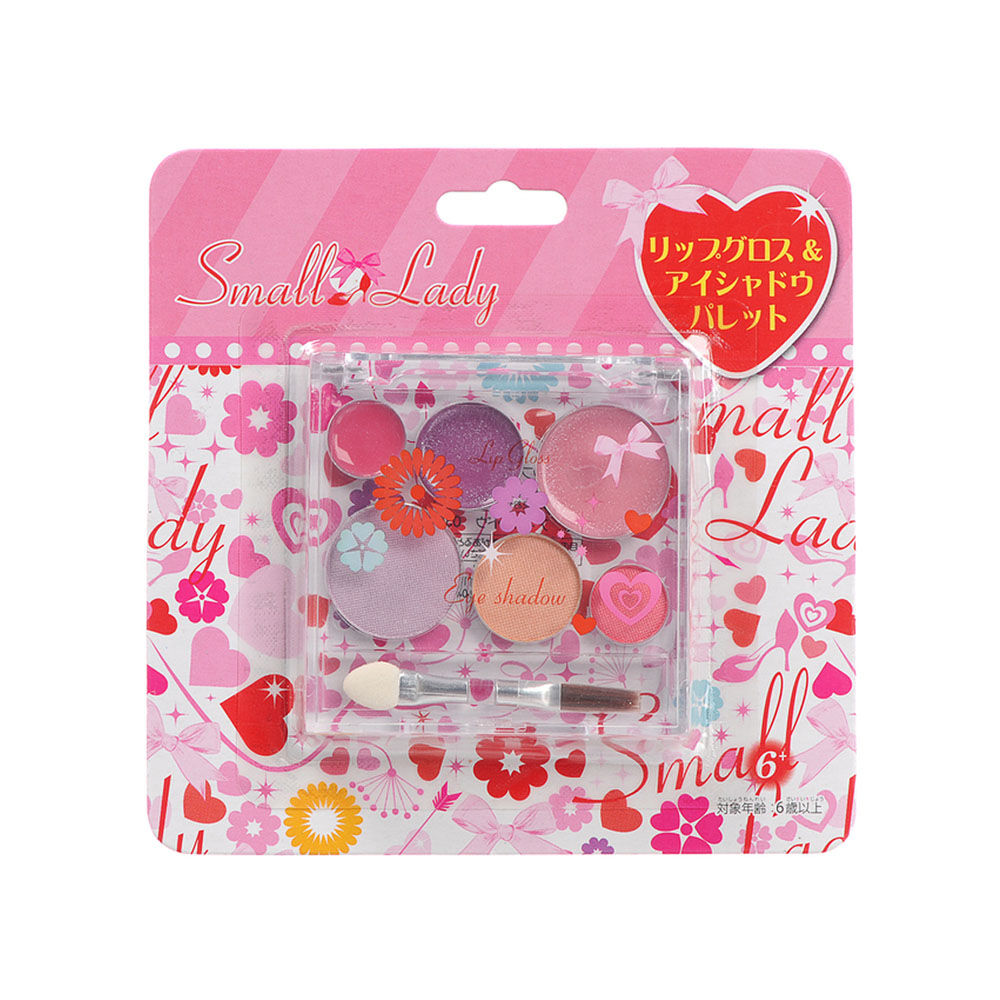 BACKYARD FAMILY「レイス メイクセット キッズコスメ 通販 コスメセット リップグロス アイシャドウ パレット」|フィギュア・ホビー|ピンク1