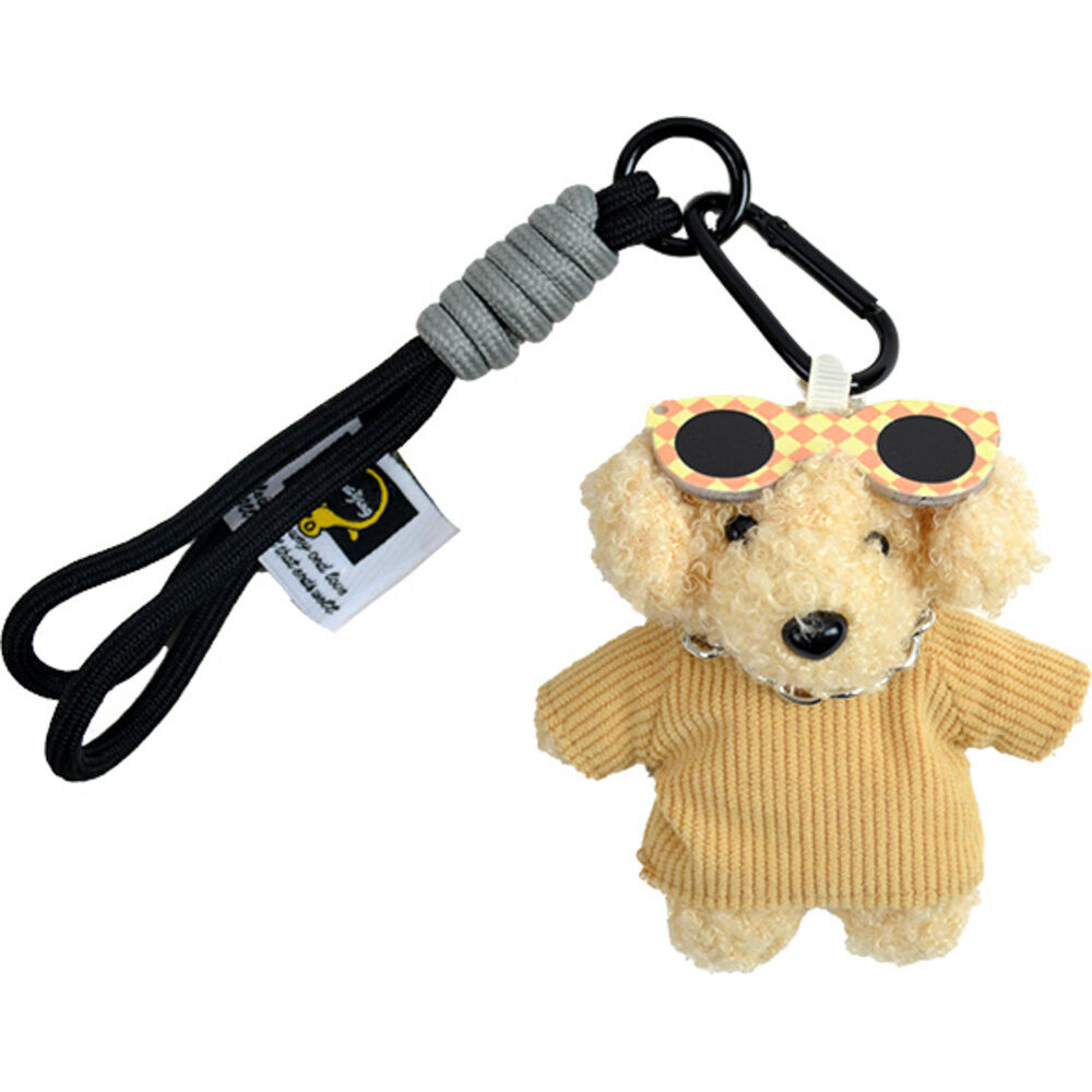 BACKYARD FAMILY「チャーム サングラス いぬ 通販 キーホルダー ぬいキーホルダー ぬいぐるみチャーム」|その他|ブラウン1