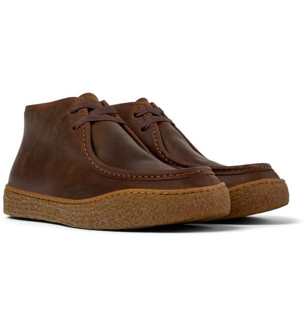 CAMPER「[カンペール] PEU TERRENO / ハイカットシューズ」|ロングブーツ|ブラウン系その他3