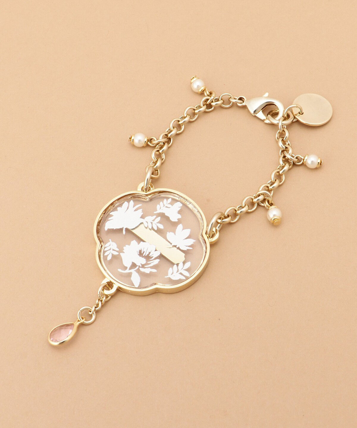 Samantha Thavasa「クリアフラワーバッグチャーム」|チャーム・キーホルダー|