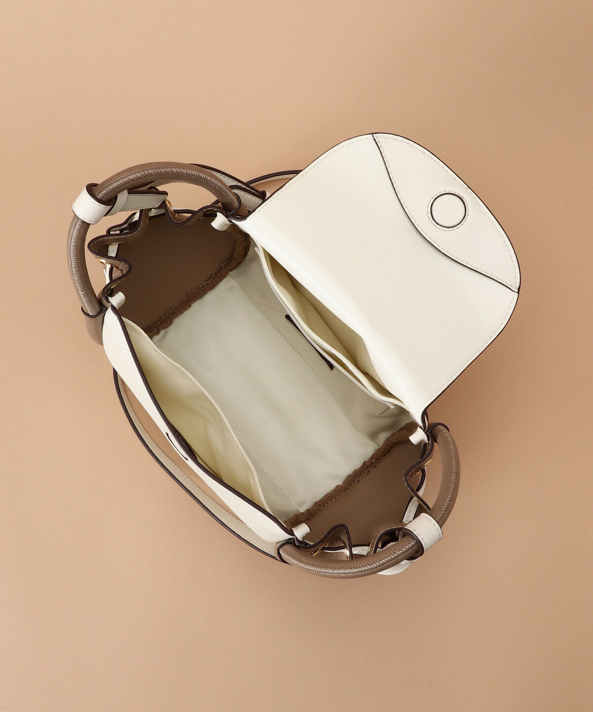 Samantha Thavasa「バイカラーサイド巾着 ショルダーバッグ」|ショルダー・メッセンジャー|