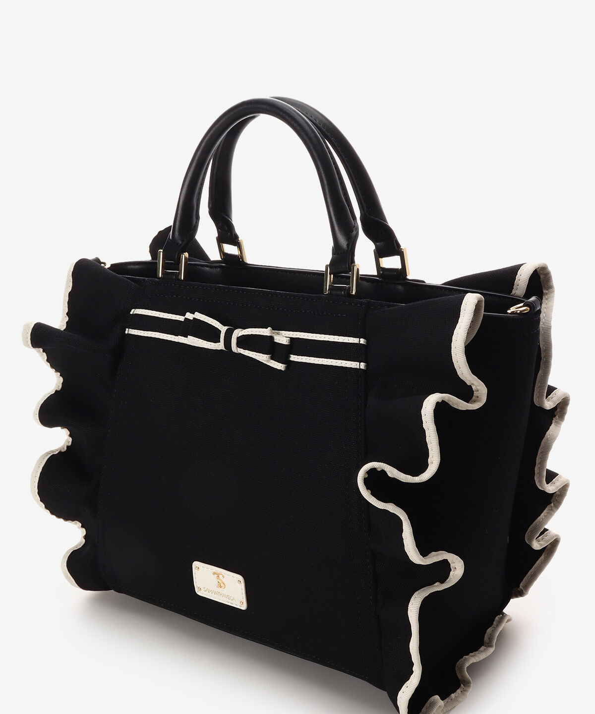 Samantha Vega「リボンフリルハンドバッグ（大）」|ハンドバッグ|