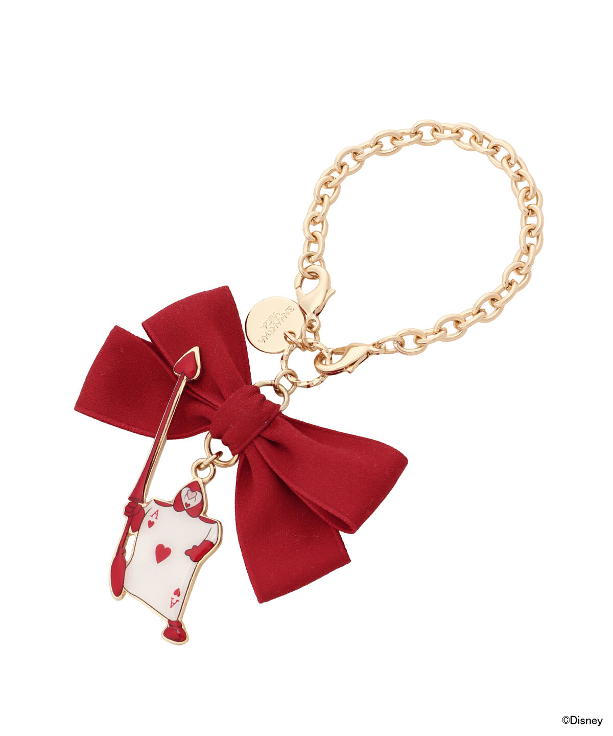 Samantha Vega「ディズニーヴィランズコレクション 「ハートの女王」 バッグチャーム」|チャーム・キーホルダー|ゴールド