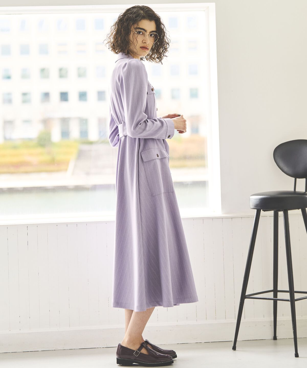 アンドクチュール「サファリシャツワンピース」|ワンピース|