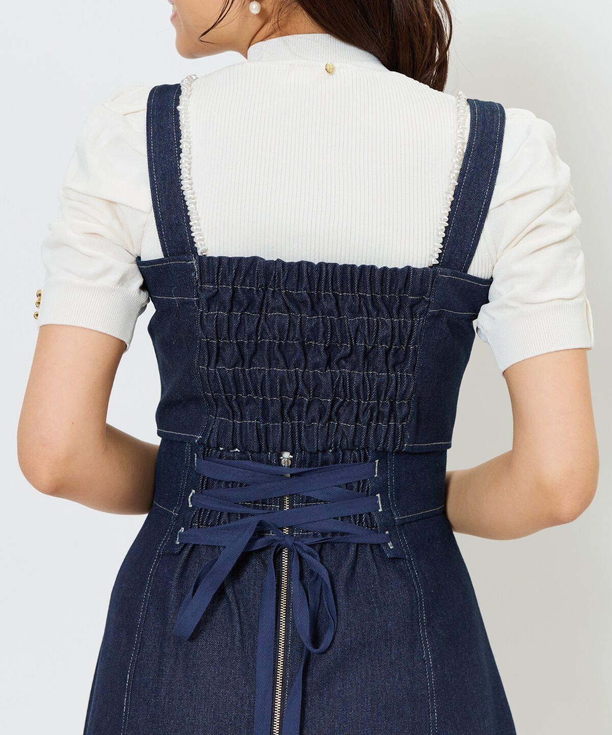 アンドクチュール「ウォッシュドデニムセットアップ」|ワンピース|