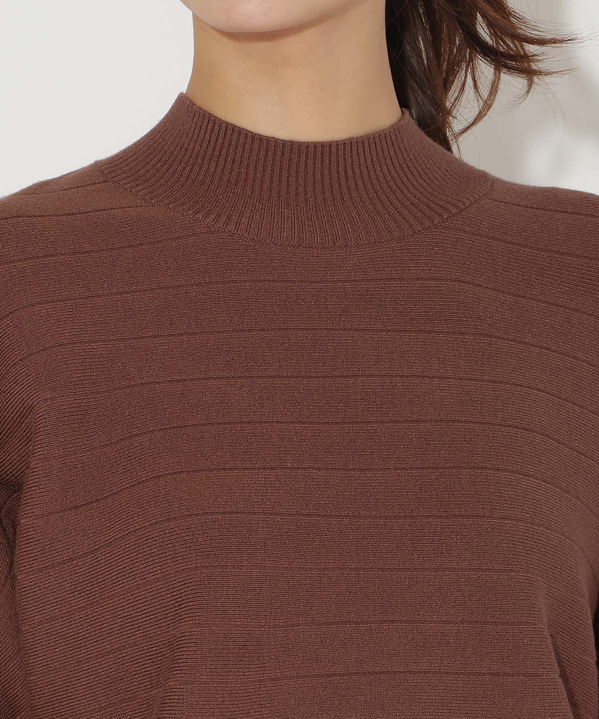 アンドクチュール「ワイドリブドルマンニット」|ニット・セーター|