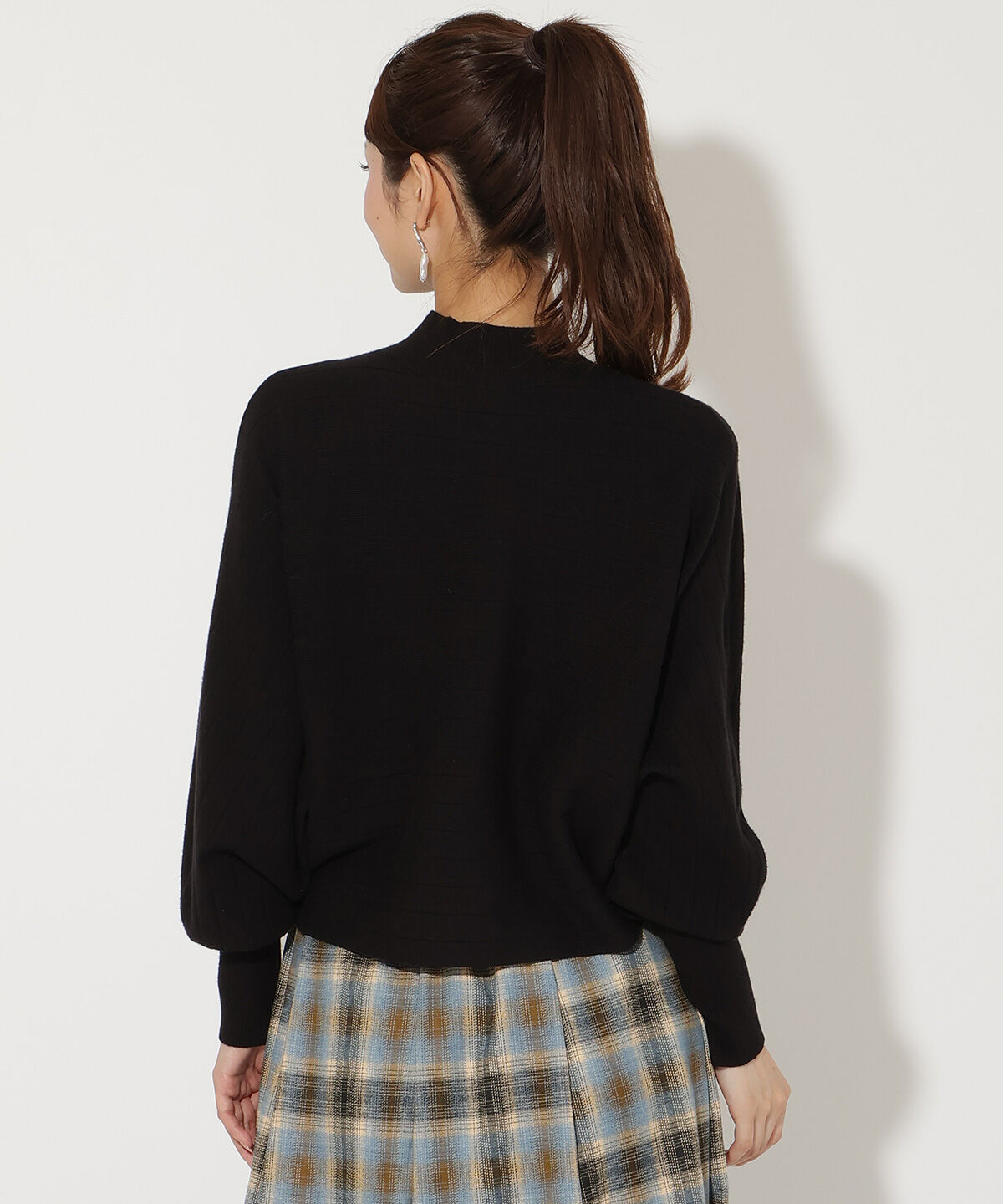 アンドクチュール「ワイドリブドルマンニット」|ニット・セーター|