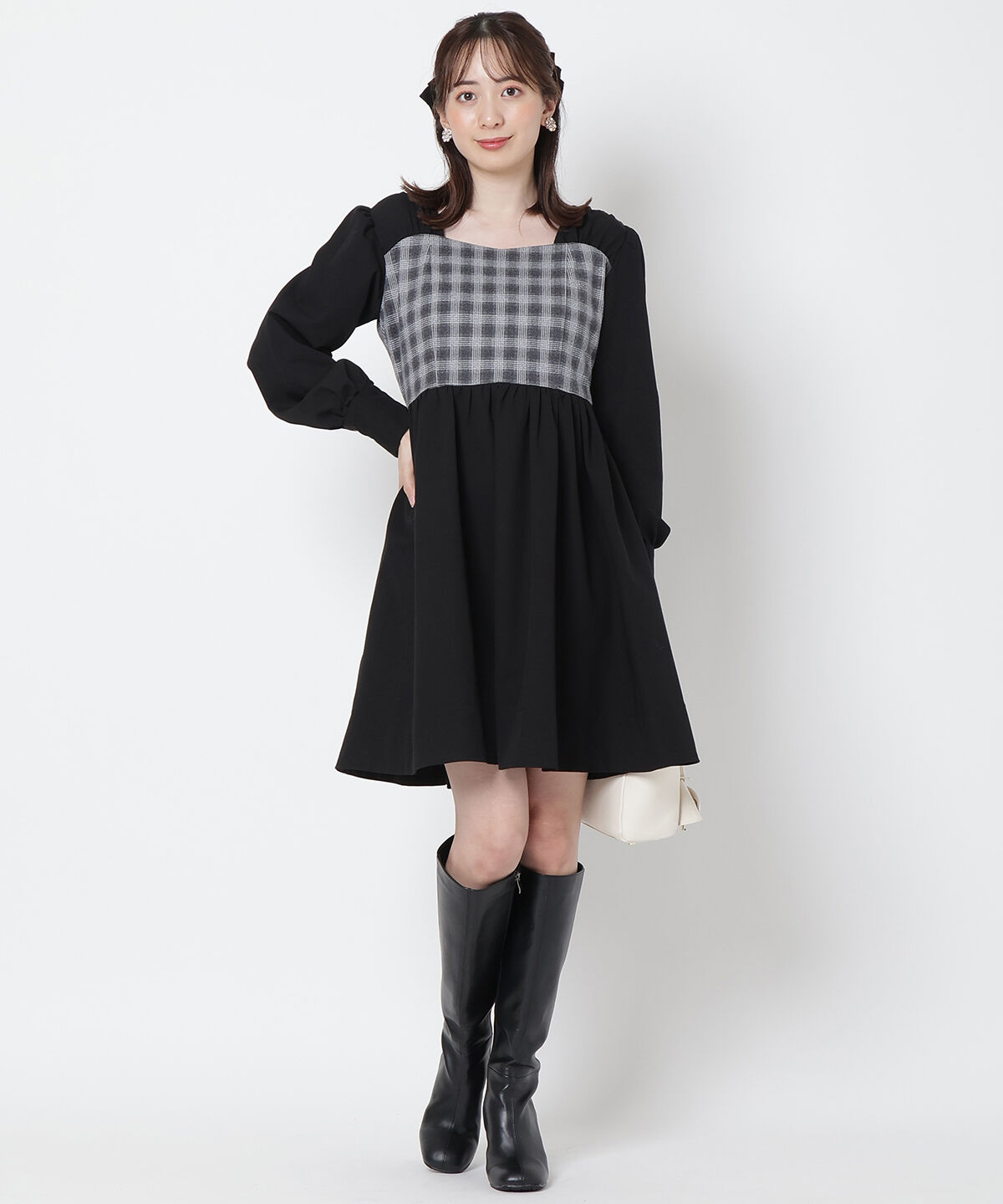 WILLSELECTION「ビスチェドッキングワンピース」|ワンピース|