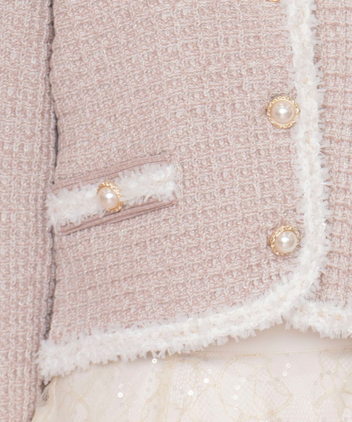 WILLSELECTION「ラメツイードニットカーディガン」|カーディガン|