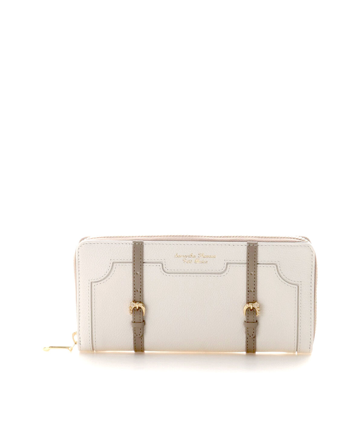 Samantha Thavasa Petit Choice「トロッターケースモチーフ 長財布」|財布|オフホワイト
