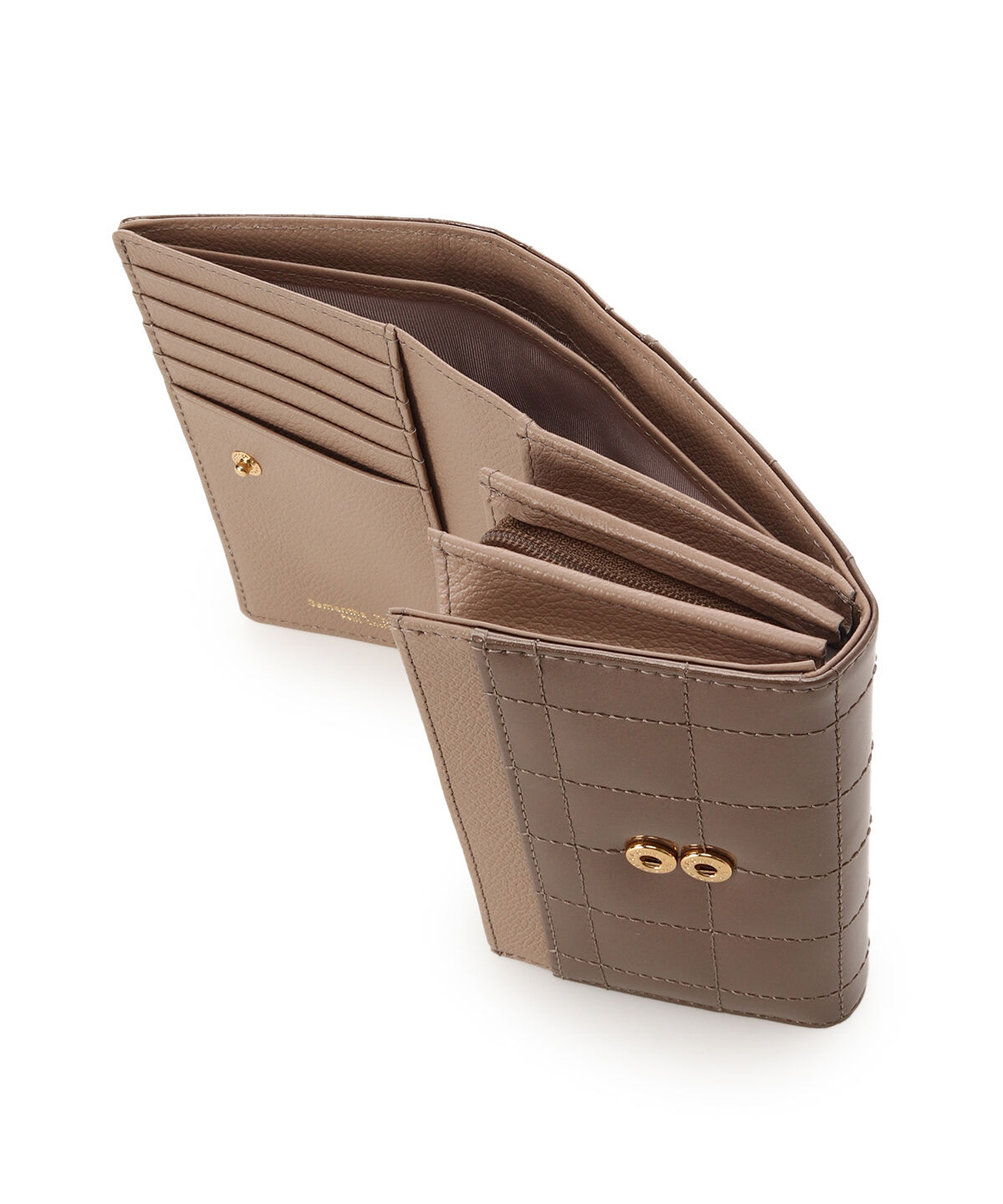 Samantha Thavasa Petit Choice「エナメルキルティング 二つ折り財布」|財布|