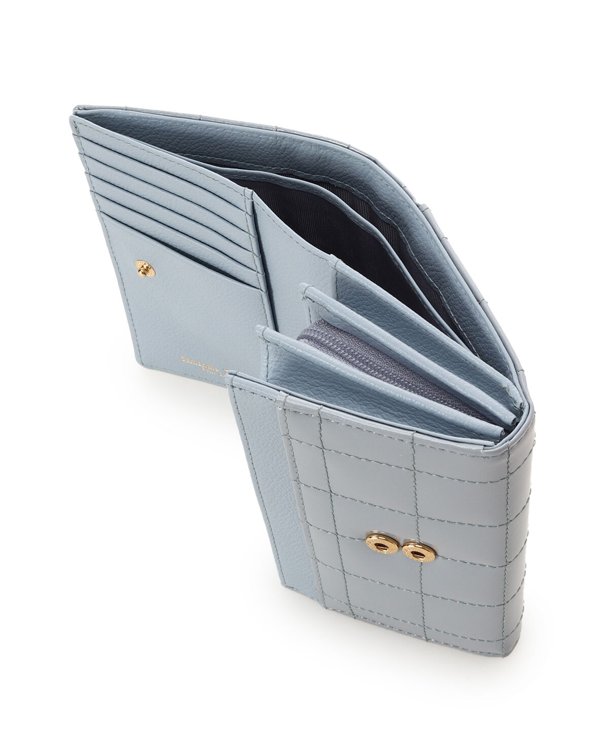 Samantha Thavasa Petit Choice「エナメルキルティング 二つ折り財布」|財布|