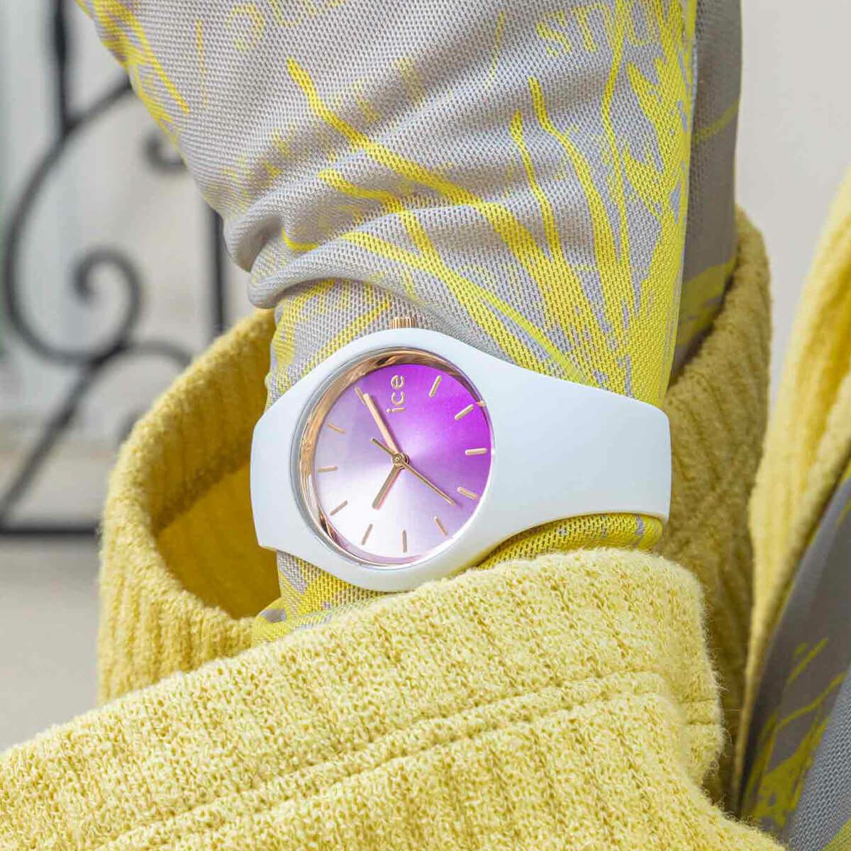 ICE-WATCH「〈ICE WATCH(ｱｲｽｳｫｯﾁ)〉ICE sunset ｵｰｷｯド ｽﾓｰﾙ」|腕時計|ROSE GOLD