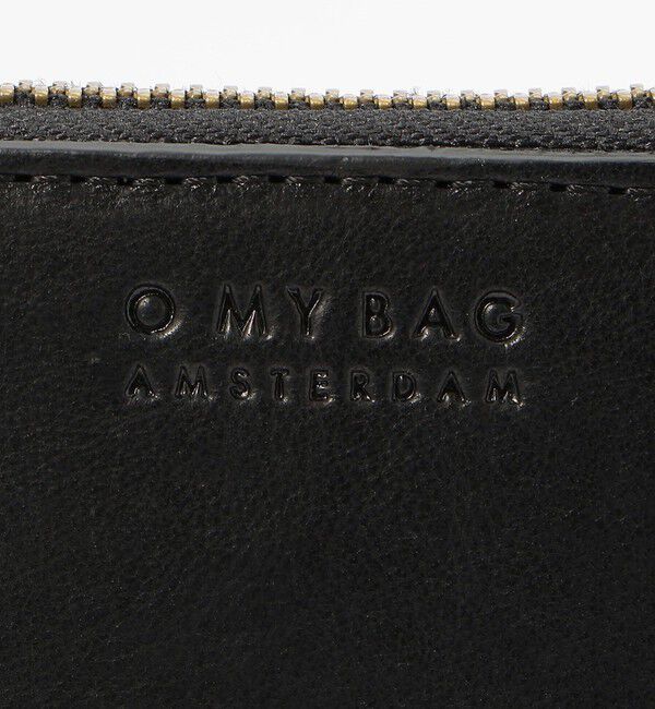O MY BAG「【オーマイバッグ】ソニー スクエアウォレット/ブラック ナチュラルレザー/財布 メンズ レディース」|財布|