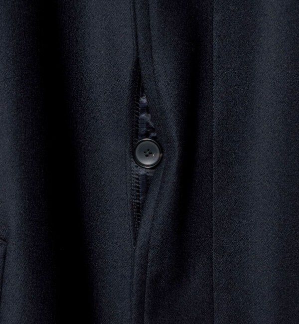 UNITED ARROWS「ウーステッドメルトン バルマカーンコート」|ステンカラーコート|